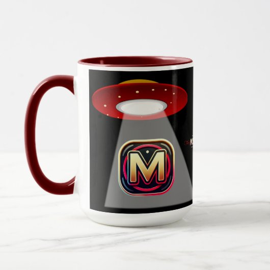 Black UFO Coffee Mug Mok (Links)