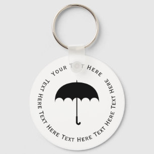 Black Umbrella Sleutelhanger