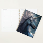 Black Unicorn Fantasy Art Planner (Display)