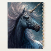 Black Unicorn Fantasy Art Planner (Achterkant)