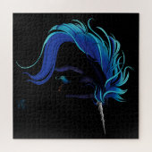 Black Unicorn Legpuzzel (Horizontaal)