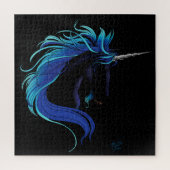 Black Unicorn Legpuzzel (Verticaal)