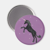 Black Unicorn Magneet (Voorkant / Achterkant)
