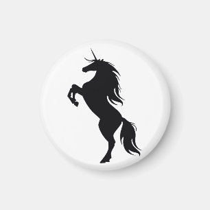 Black Unicorn Silhouette Magnet Magneet
