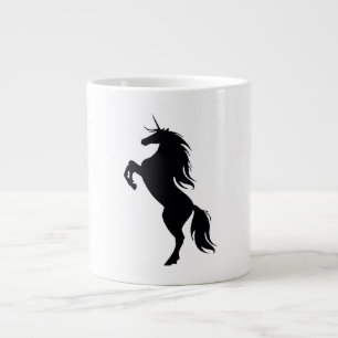 Black Unicorn Silhouette Mok