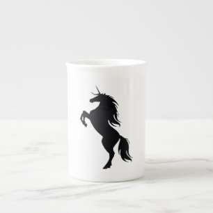 Black Unicorn Silhouette Mok
