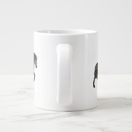 Black Unicorn Spécialité Mugs (Dos)