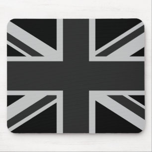 Black Union Jack Mousepad Muismat