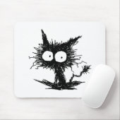 Black Unkempt Kitten GabiGabi Muismat (Met muis)