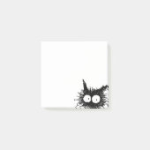 Black Unkempt Kitten GabiGabi Post-it® Notes (Voorkant)