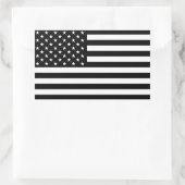 Black US Flag Sticker van het verzet (Tas)