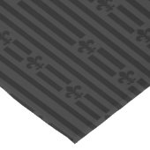 Black Velvet Fleur de Lis Korte Tafelloper (Hoek)