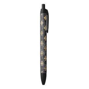 Black Velvet Fleur De Lis Mardi Gras Orleans Zwarte Inkt Pen