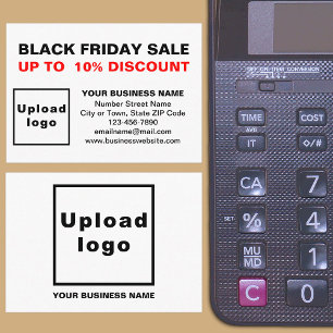 Black Vendredi Vente sur carte blanche