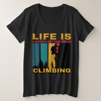 Black Vintage Escalade Randonnée Camping Big