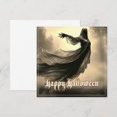 Black Vrouw Ghost in Hellscape - Halloween (Voorkant / Achterkant)