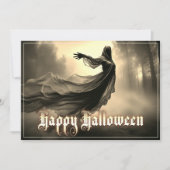 Black Vrouw Ghost in Hellscape - Halloween (Voorkant)