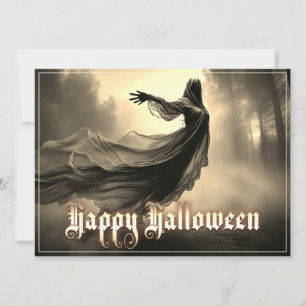 Black Vrouw Ghost in Hellscape - Halloween