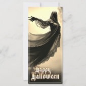 Black Vrouw Ghost in Hellscape - Halloween (Voorkant)