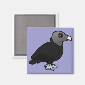 Black Vulture Magneet (Voorkant / Achterkant)