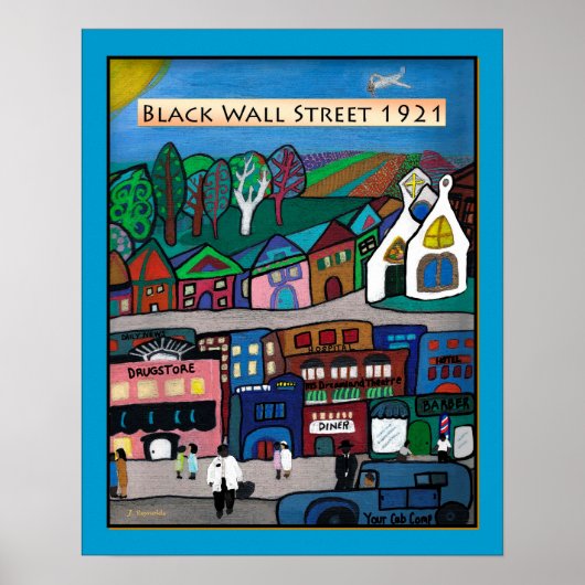 Black Wall Street Poster (Voorkant)