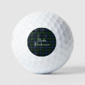 Black Watch Ancient Original Scottish Tartan Golfballen (Voorkant)