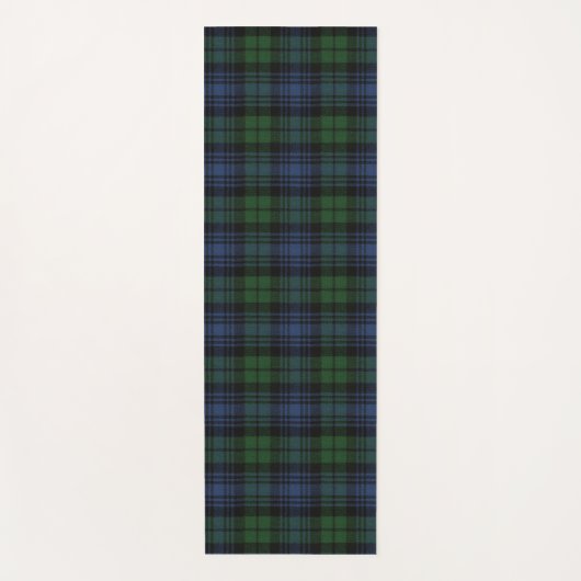 Black Watch Ancient Original Scottish Tartan Yogamat (Voorkant)