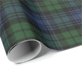 Black Watch Ancient Scottish Tartan Cadeaupapier (Rol Hoek)