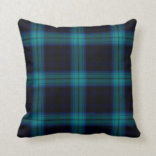 Black Watch Blauwgroen Blue Green Large Tartan Kussen