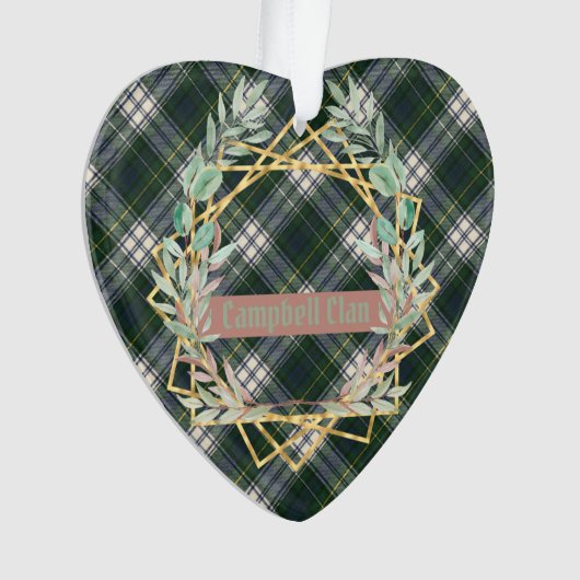 Black Watch Dress Original Scottish Tartan Ornament (voorkant)