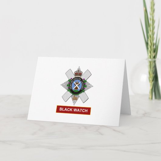Black Watch Kaart (Voorkant)