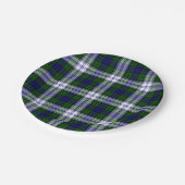 Black Watch Mode Tartan Papieren Bordje (Gekanteld)
