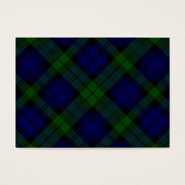 Black Watch Tartan bleu vert Plaid (Devant)