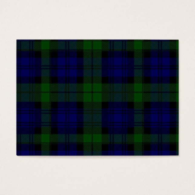 Black Watch Tartan bleu vert Plaid (Devant)
