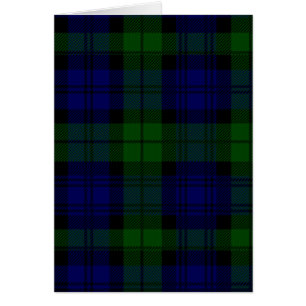 Black Watch Tartan bleu vert Plaid