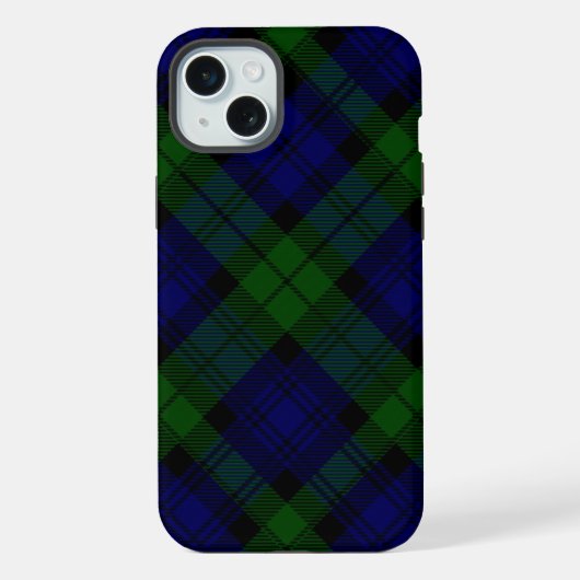 Black Watch Tartan bleu vert Plaid (Verso)