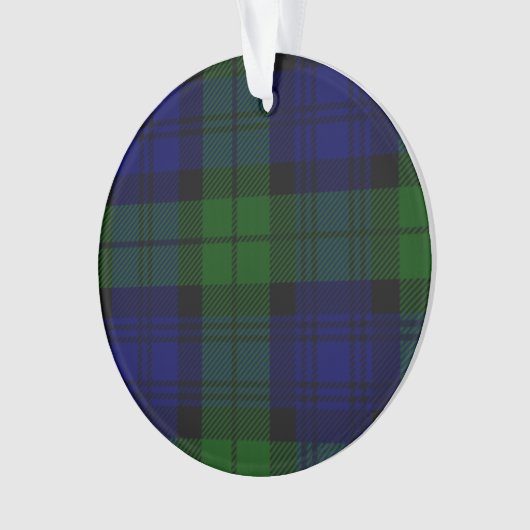 Black Watch Tartan bleu vert Plaid (devant)