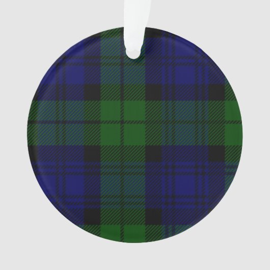 Black Watch Tartan bleu vert Plaid (devant)