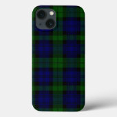 Black Watch Tartan Blue Green Pset Case-Mate iPhone Case (Achterkant)