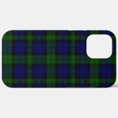 Black Watch Tartan Blue Green Pset Case-Mate iPhone Case (Achterkant (horizontaal))