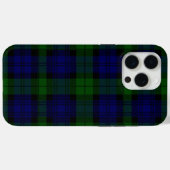 Black Watch Tartan Blue Green Pset Case-Mate iPhone Case (Achterkant (horizontaal))