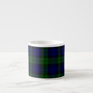 Black Watch Tartan Blue Green Pset Espresso Kop
