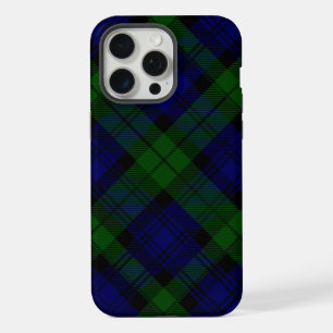 Black Watch Tartan Blue Green Pset iPhone 15 Pro Max Hoesje