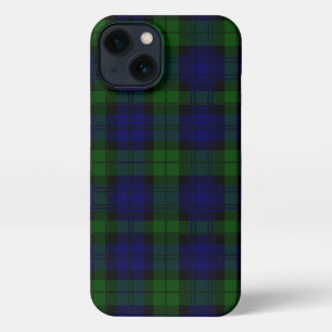 Black Watch Tartan Blue Green Pset iPhone 13 Hoesje