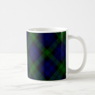 Black Watch Tartan Blue Green Pset Koffiemok