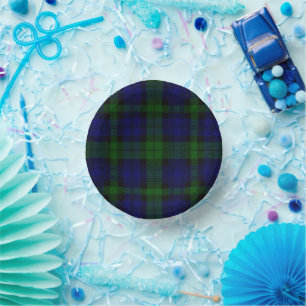 Black Watch Tartan Blue Green Pset Papieren Kommen