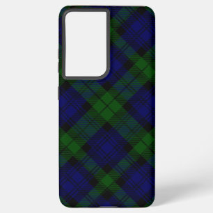 Black Watch Tartan Blue Green Pset Samsung Galaxy Hoesje
