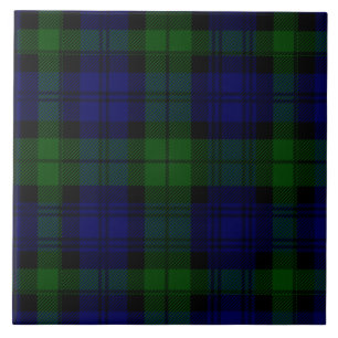 Black Watch Tartan Blue Green Pset Tegeltje