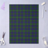 Black Watch Tartan Blue Green Pset Tissuepapier (Craft)