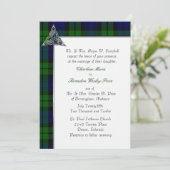 Black Watch Tartan Bond Kaart (Staand voorkant)